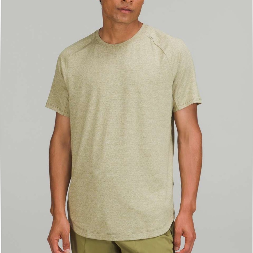 Lululemon Drysense Training Short Sleeve Green Shirt Medium